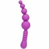 Flash Sale 😉 Bondara Rattlesnake Purple Silicone Anal Beads - 8 Inch 🔥