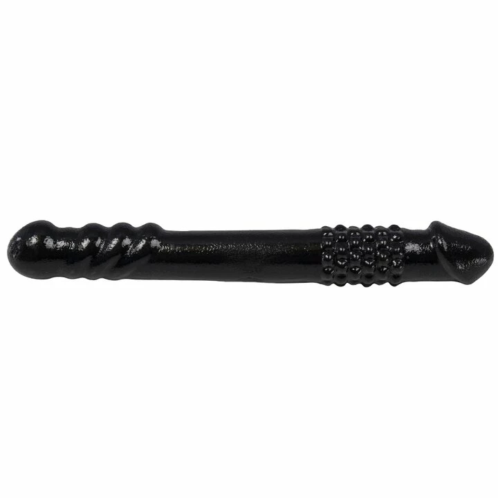 Outlet 😀 Bondara Black Textured Double Sided Dildo - 10 Inch ✨ 3 Outlet 😀 Bondara Black Textured Double Sided Dildo - 10 Inch ✨
