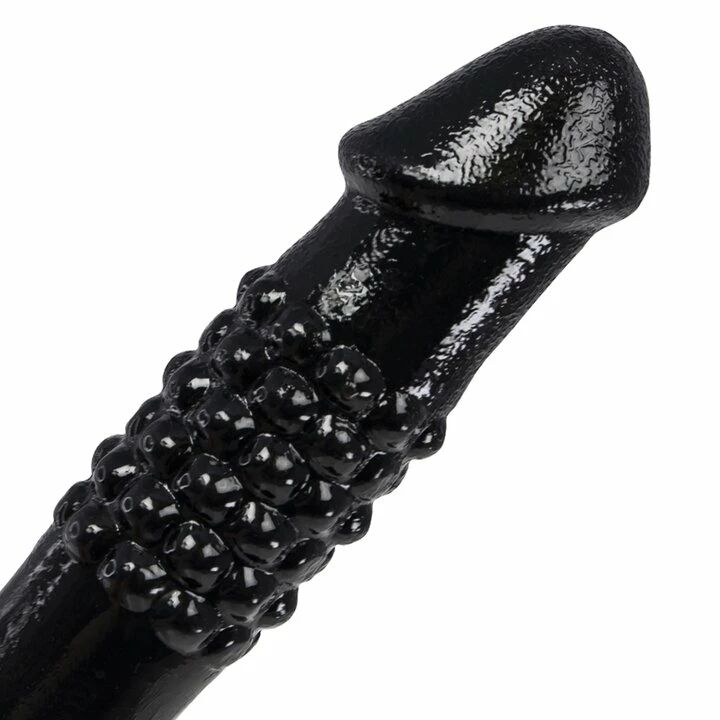 Outlet 😀 Bondara Black Textured Double Sided Dildo - 10 Inch ✨ 4 Outlet 😀 Bondara Black Textured Double Sided Dildo - 10 Inch ✨ - Image 2