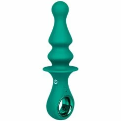 Brand new ๐งจ Bondara Green Silicone 12 Function Vibrating Butt Plug - 6.5 Inch ๐