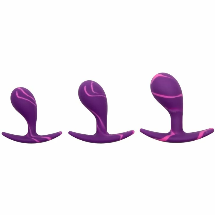 Brand new 👏 Mon Amour Purple Marble Silicone P-Spot Plug - 2.2, 2.5 Or 3 Inch ✨ 4 Brand new 👏 Mon Amour Purple Marble Silicone P-Spot Plug - 2.2, 2.5 Or 3 Inch ✨ - Image 2