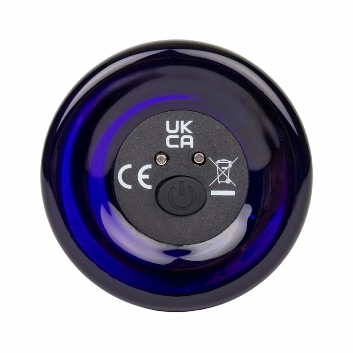 Outlet ❤️ Glacier Glass Purple Bubble 10 Function Butt Plug - 4.5 Inch ✨ 6 Outlet ❤️ Glacier Glass Purple Bubble 10 Function Butt Plug - 4.5 Inch ✨ - Image 4