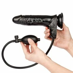 Cheapest 💯 Bondara Pump It Up Black Realistic Inflatable Dildo - 7.8 Inch 😍 -Female adult toys Store unnamed file 524