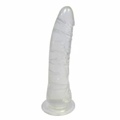 Promo ❤️ Bondara Crystal Clear Jelly Suction Cup Dildo ? 8 Inch 😉