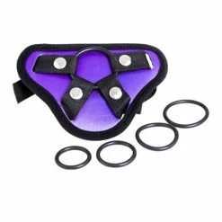 Deals ✨ Bondara Purple Satin Strap-On Harness ⌛ -Female adult toys Store unnamed file 818