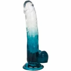 New 🛒 Bondara Blue Ice Realistic Suction Dildo - 10 Inch 🔔