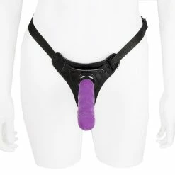 Deals 🎉 Bondara Purple 10 Function Dildo With Strap-On Harness ? 7 Inch ✨ -Female adult toys Store unnamed file 890
